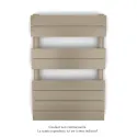 Régate EC, couleur Beige Quartz, 377W, H 741 mm / L 500 mm