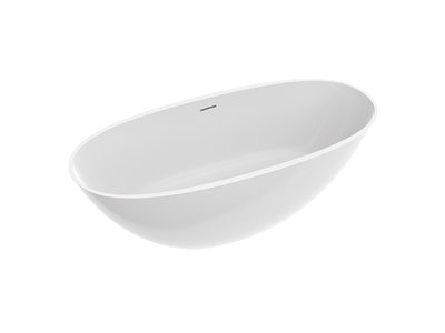 Baignoire Willa II 168x76 cm, 269 Litres Blanc Brillant avec siphon PW62016805001