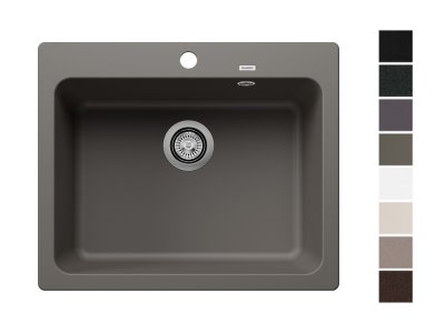 Evier Naya 6 Anthracite 519638
