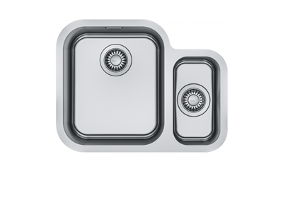 Evier Smart Inox SRX 160-34-16 Inox manuel petite cuve à droite 123999