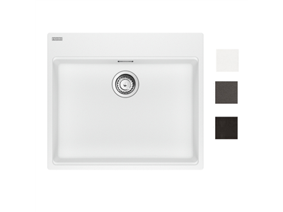 Evier Maris Fragranit MRG 610-60 Noir mat automatique 456615