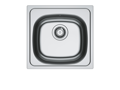 Evier Spark Inox SKN 610-37 Inox manuel 455 x 435 mm 464757