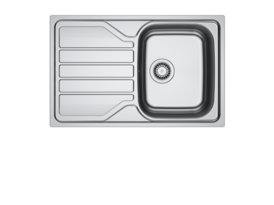 Evier Fash Inox FLN 611-78 Inox Lisse manuel 780 x 500 mm 464610