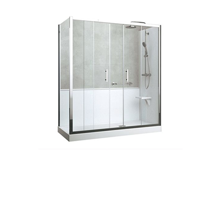 Douches en remplacement de baignoires Kinedo