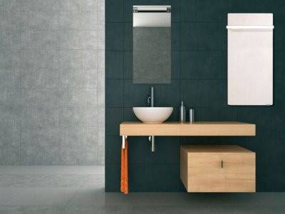 Sèche serviette électrique Touch Carré, 800 Watts Natura Noir
