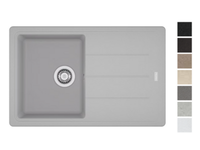 Evier Basis Fragranit+ BFG 611-78 Noir mat 