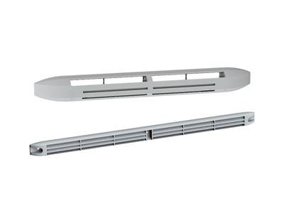 Rallonge acoustique pour entrée d'air 5/45 m3/h Blanc