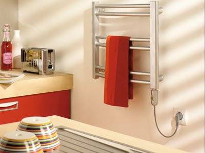Sèche serviette électrique Mini Surf 80 Watts, 550x500x60 mm MINS80-R9016-DESTOCK Traffic White