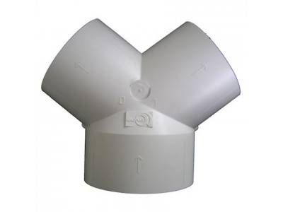 Dérivation PVC Ø150 mm x 1 Ø125x2