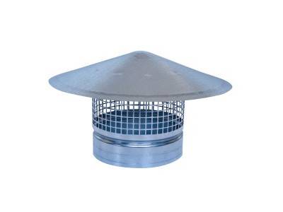 Chapeau pare-pluie pour rejet vertical pour CACB-N 005 et 008