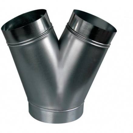 Culotte réduite pour conduit circulaire à 45°