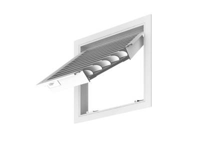 Grille de reprise porte filtre sur charnière 3455851 300x150 mm