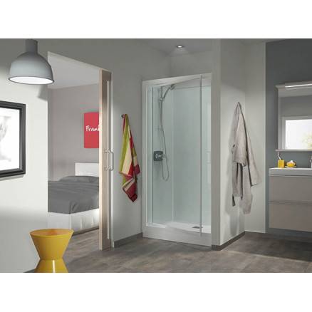 Kineprime Glass Niche 100x80 cm - Cabine de douche Kinedo