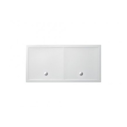 Receveur de douche Z11 rectangle avec 2 bondes