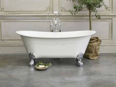 Baignoire sur pied Batello N10CS 169x80 cm, 151 Litres