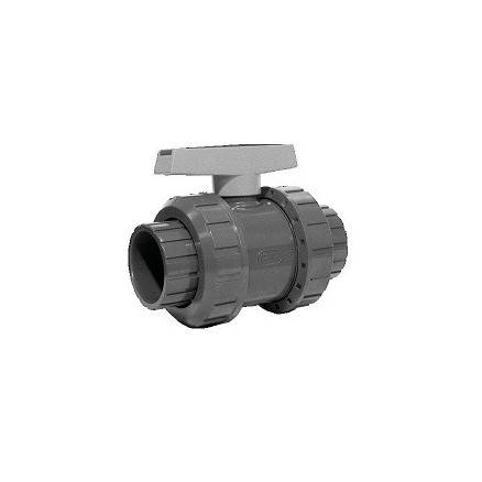 Robinet PVC pression boisseau sphérique