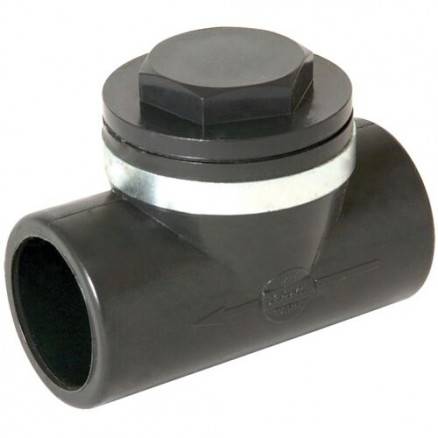 Clapet simple battant PVC pression à coller