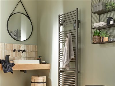 Sèche serviette électrique Doris 500 Watts Blanc Carat