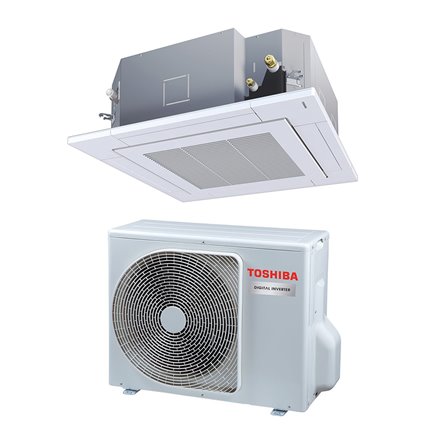 Climatiseur Cassette 4 voies 840x840 mm Digital Inverter Série 1 - Toshiba