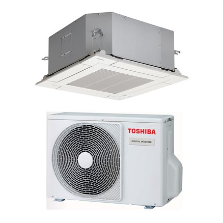 Climatiseur Cassette 4 voies 600x600 mm Digital Inverter Série 1 - Toshiba