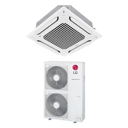 Climatiseur Cassette 4 voies Triphasée R32/R410 - 10,8 à 15,5 kWatts -  LG