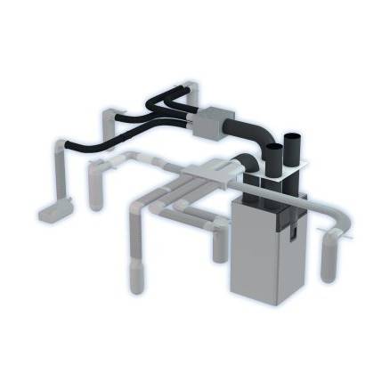 Réseau semi-rigide Optiflex Ovale double Flux Aldes