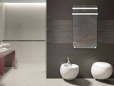 Sèche serviette électrique Godai, 700 + 1000 Watts Blanc Quartz