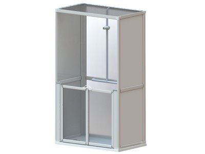Cabine de douche Option M 80x80 cm receveur Braddan