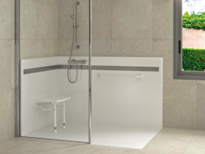 Panneau de douche Rénova Largeur 100 cm Blanc 21751