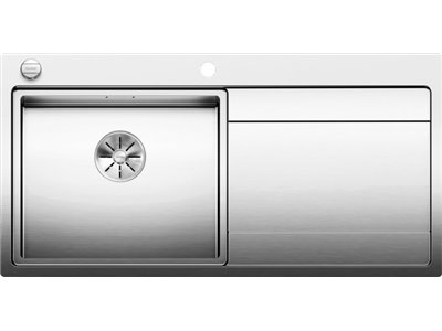 Evier Divon II 45 S-IF Inox 521658 860x510 mm égouttoir à gauche
