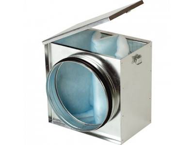 Caisson pour filtre Filtre M5 à F7 raccordement à joint Ø125 mm