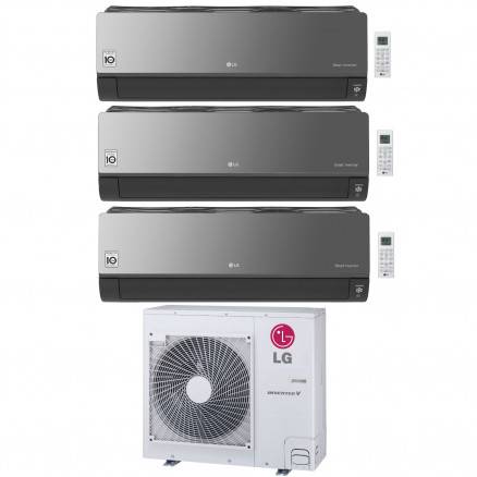 Climatiseur trisplit Artcool Mirror R32 - MU4R25.U40 - LG