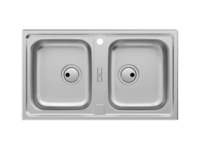 Siena 80 2C A870K20860 860x500 mm 2 cuves