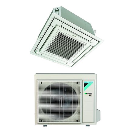 Climatiseur Cassette Extra Plate R32 - 3,2 à 7 kWatts -  Daikin