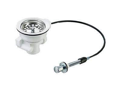 Bonde pour évier 1 cuve Ø 70 mm 778898 Blanc