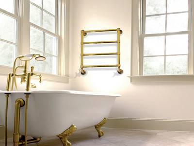 Sèche serviette eau chaude Minuette 116 Watts Chrome