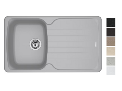 Evier Antea Fragranit AZG 611-86 Gris ardoise mat 397291