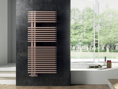 Sèche serviette eau chaude Jazz 438 Watts, Collecteur à gauche