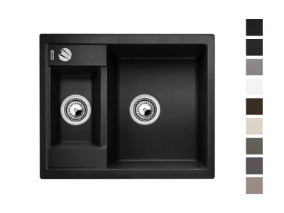 Evier Metra 6  516179 Manuel Anthracite