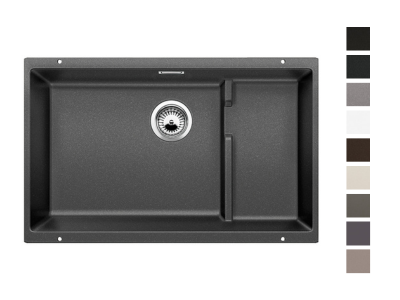 Evier Subline 700-U Level Silgranit Sans accessoires Café 523547