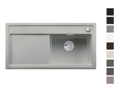 Evier Zenar XL 6 S Silgranit sans access. 523964 Egouttoir gauche Anthracite