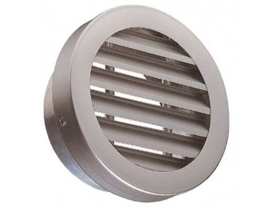 Grille extérieure circulaire AR 637 alu Ø125 11052240