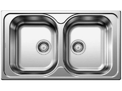 Evier Tipo 8 Inox 511924 860x500 mm 2 Cuves