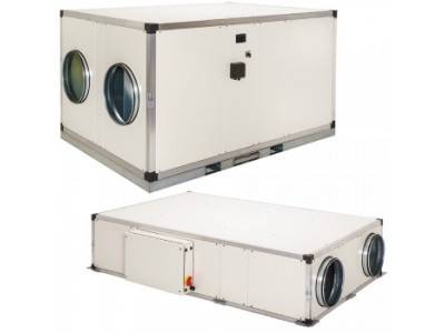 VMC double flux tertiaire CADB/T-HE PRO-REG Droite Vertical Sans batterie 450 m3/h