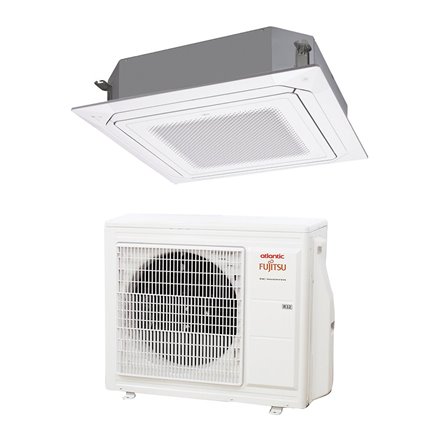 Climatiseur cassette Atlantic Fujitsu 800x800 Confort R32 - 6 à 15,5 kWatts - Atlantic Fujitsu