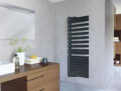 Sèche serviette eau chaude Fassane Spa Twist FLT 429 Watts, Hauteur 902 mm
