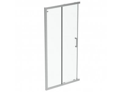 Porte de douche accès d'angle K9257EO Connect 2 70 cm profilés argent brillant