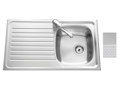 Jazzy EV4701VE IL Inox Lisse 860x500 mm