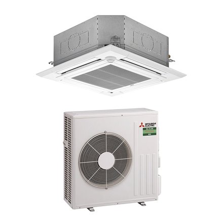 Climatiseur Cassette PLA-M EA R32 - 7 à 15 kWatts -  Mitsubishi Electric