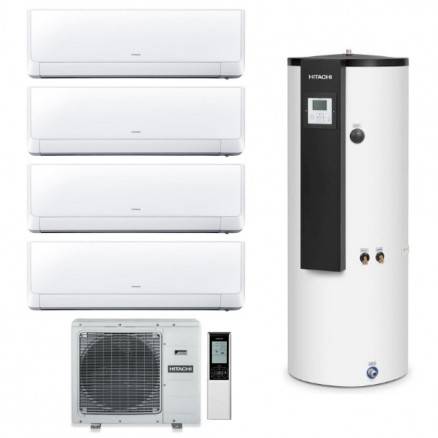 Triple C 190 L, 4 unités Takai R32 - Chauffe-eau thermodynamique Hitachi
